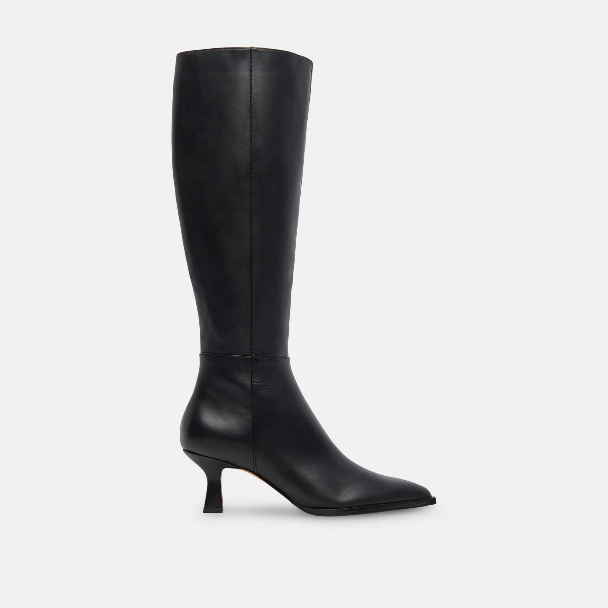 Auggie Boots | Black Leather Boots by Dolce Vita