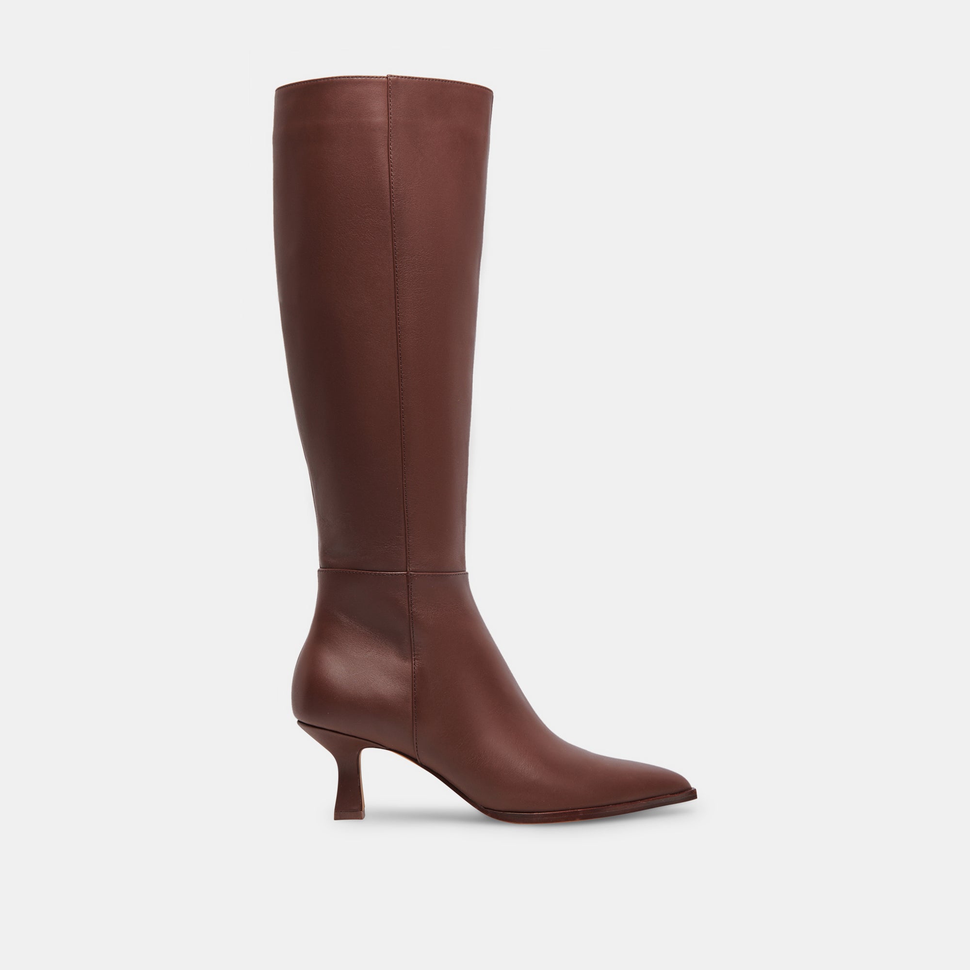 Dolce Vita Auggie Wide Calf Boots Chocolate Leather - Brown Dolce Vita Auggie Wide Calf Boots Chocolate Leather - Brown