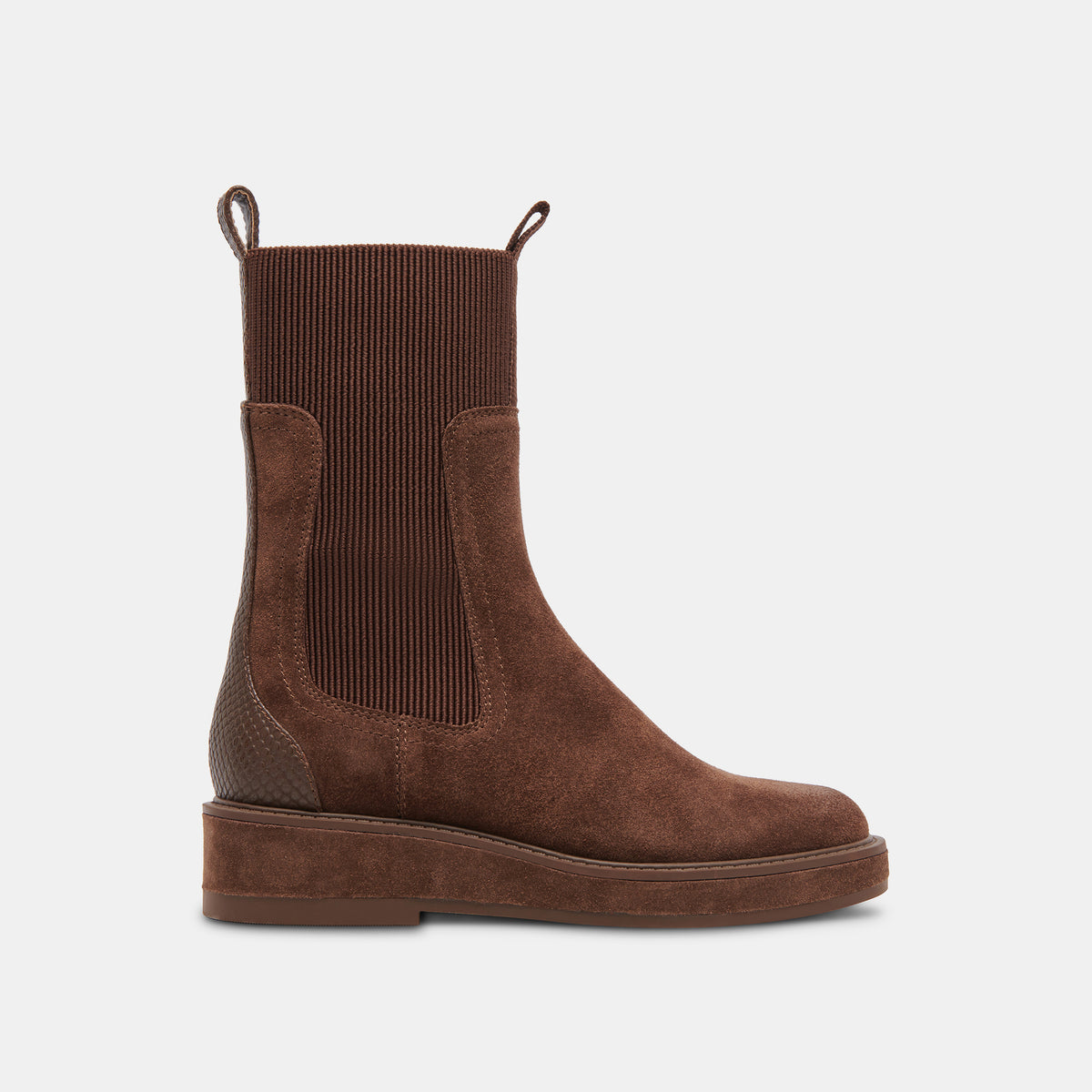 Elyse H2O Wide Boots Cocoa Suede Waterproof Wide Cocoa Suede Boots