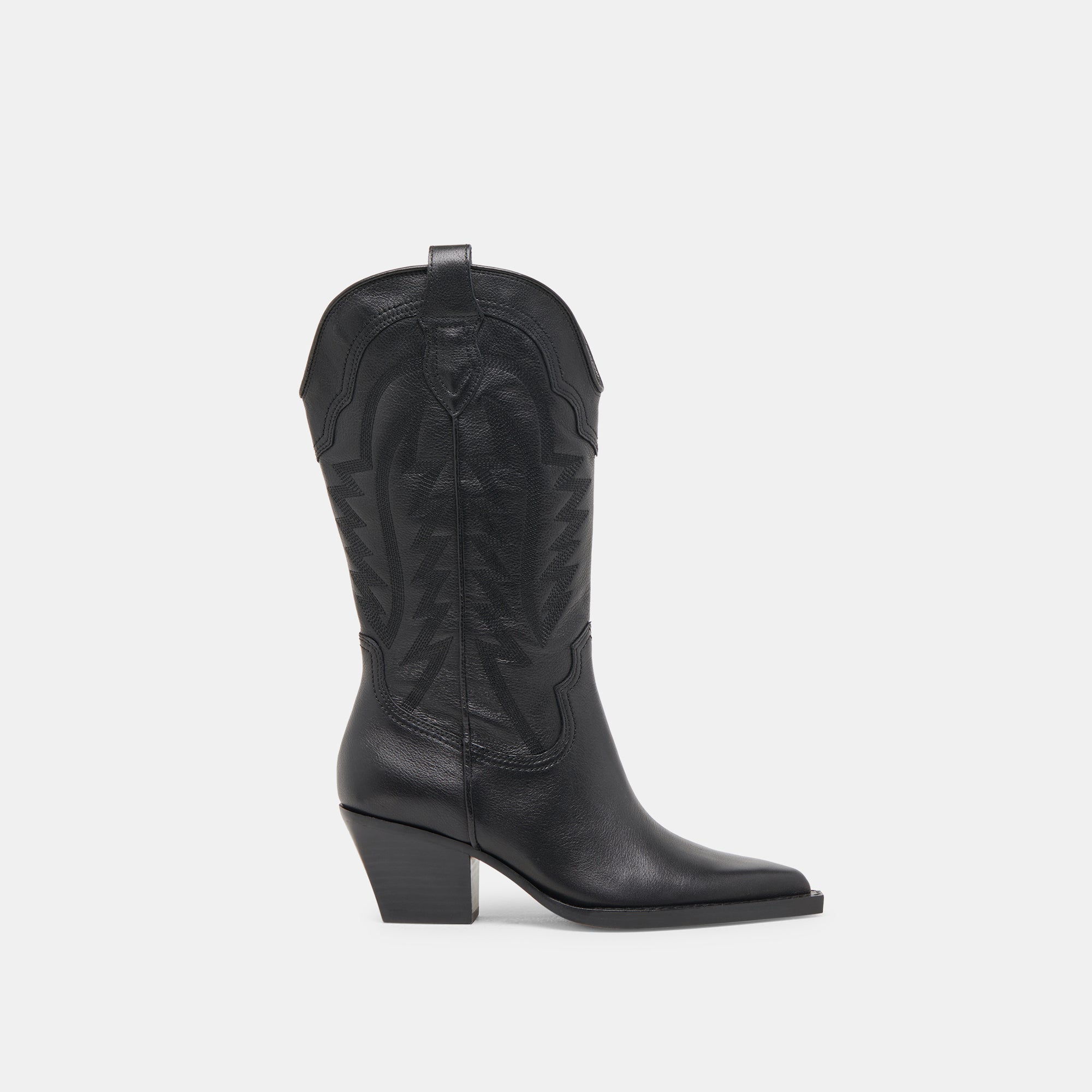 RYLAND WIDE CALF BOOTS BLACK LEATHER – Dolce Vita