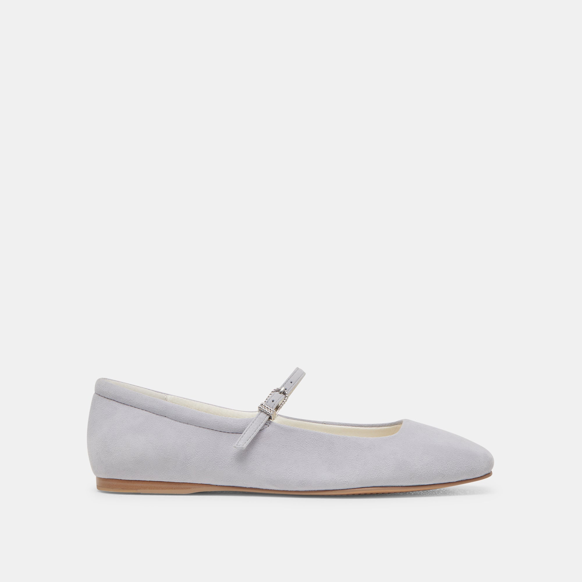 REYES BALLET FLATS DUSTY BLUE SUEDE – Dolce Vita