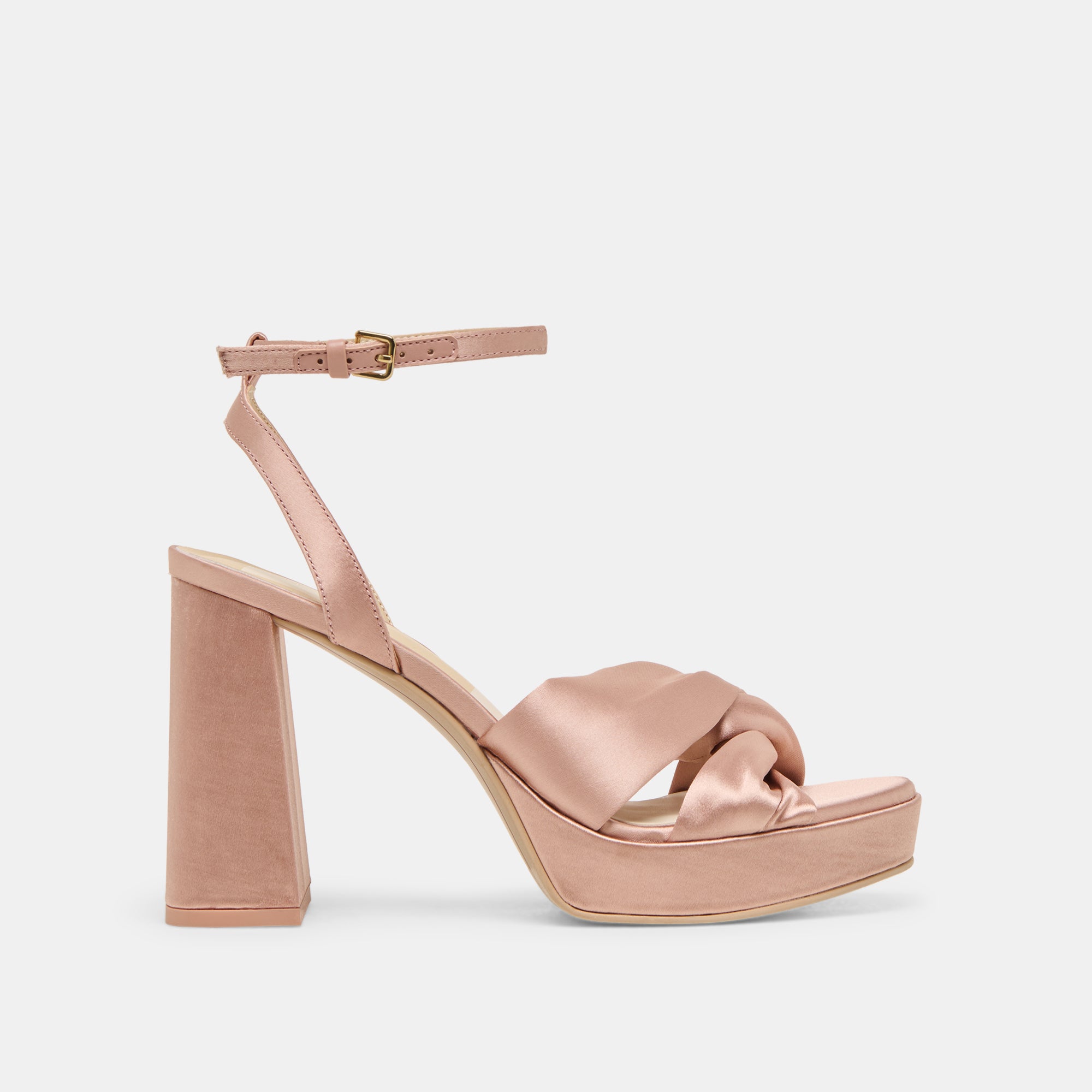 PARLO HEELS BLUSH SATIN – Dolce Vita