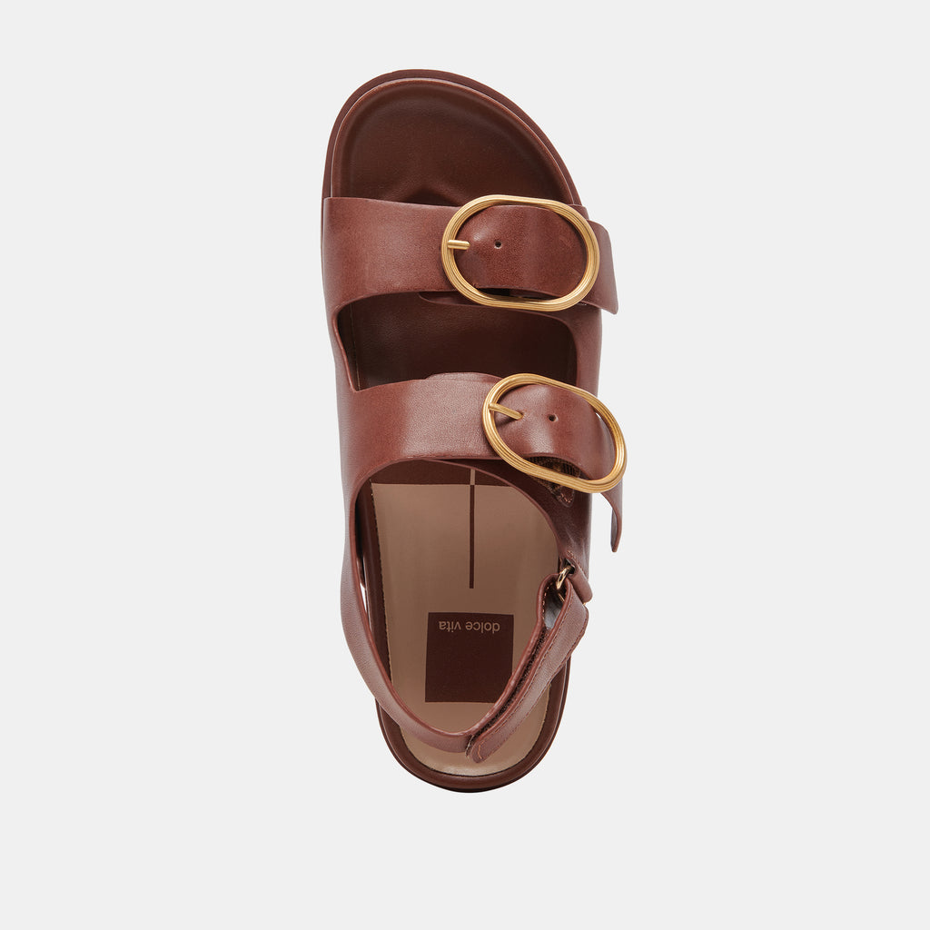 STARLA SANDALS BROWN LEATHER - image 8