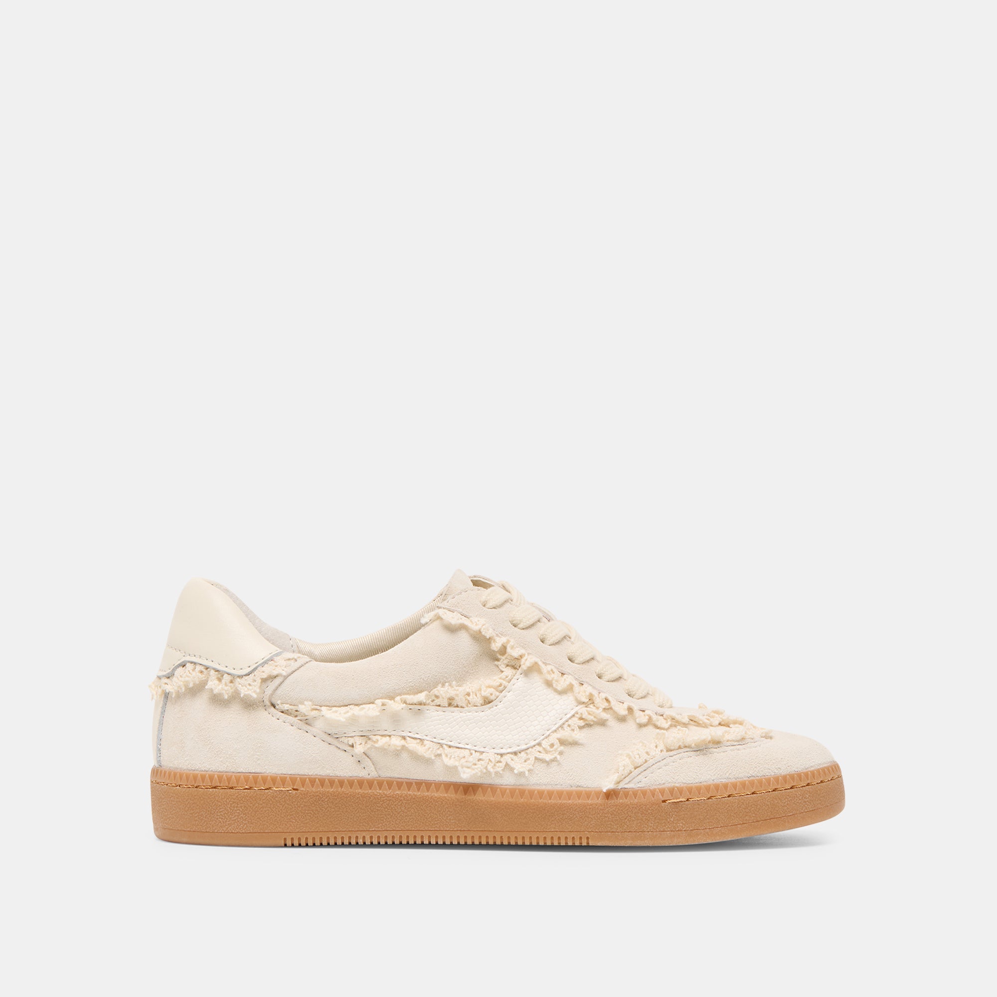 Notice Lace Ivory Suede Sneakers | Dolce Vita