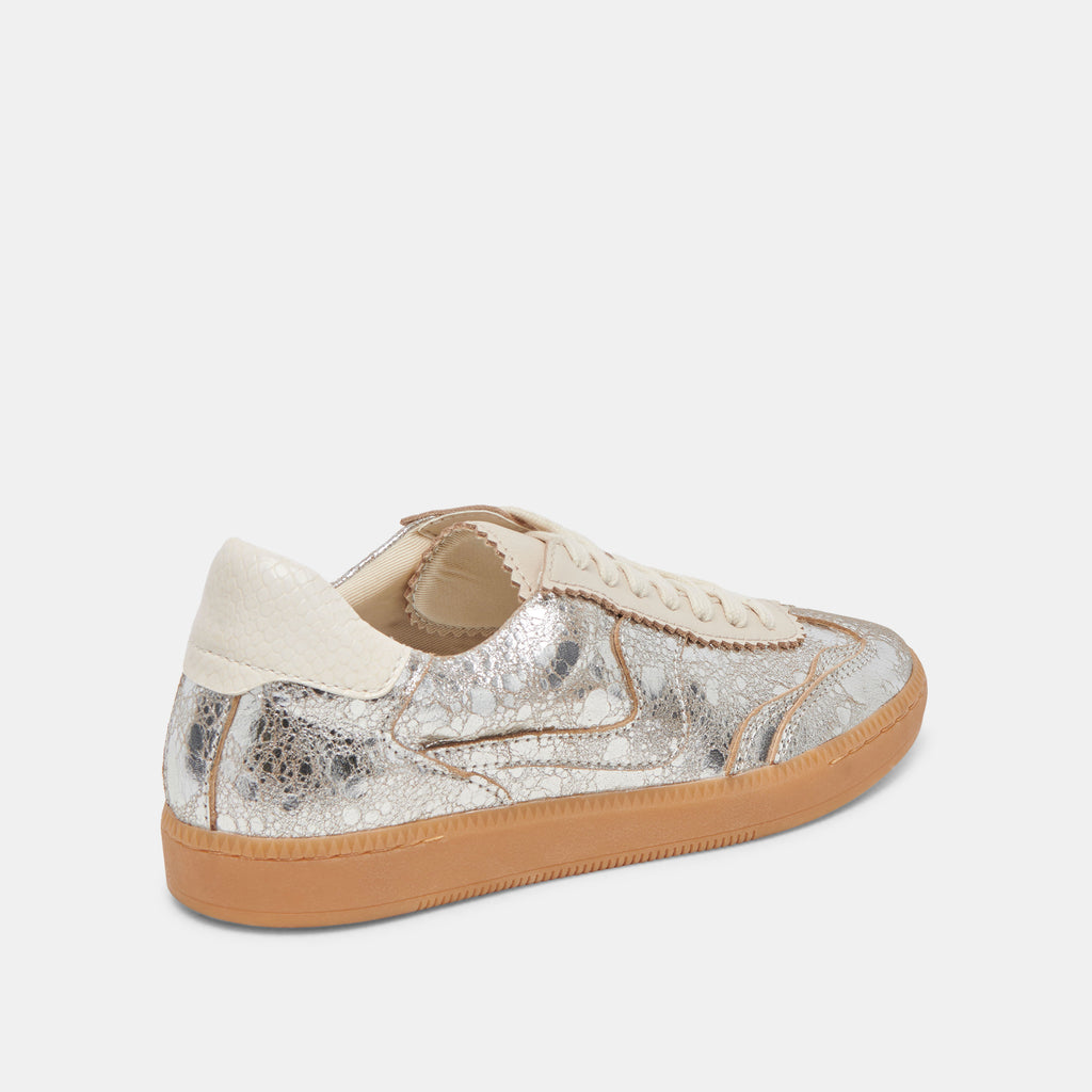 NOTICE SNEAKERS SILVER DISTRESSED LEATHER - image 9