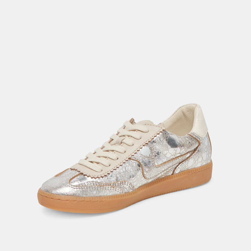 NOTICE SNEAKERS SILVER DISTRESSED LEATHER - image 11