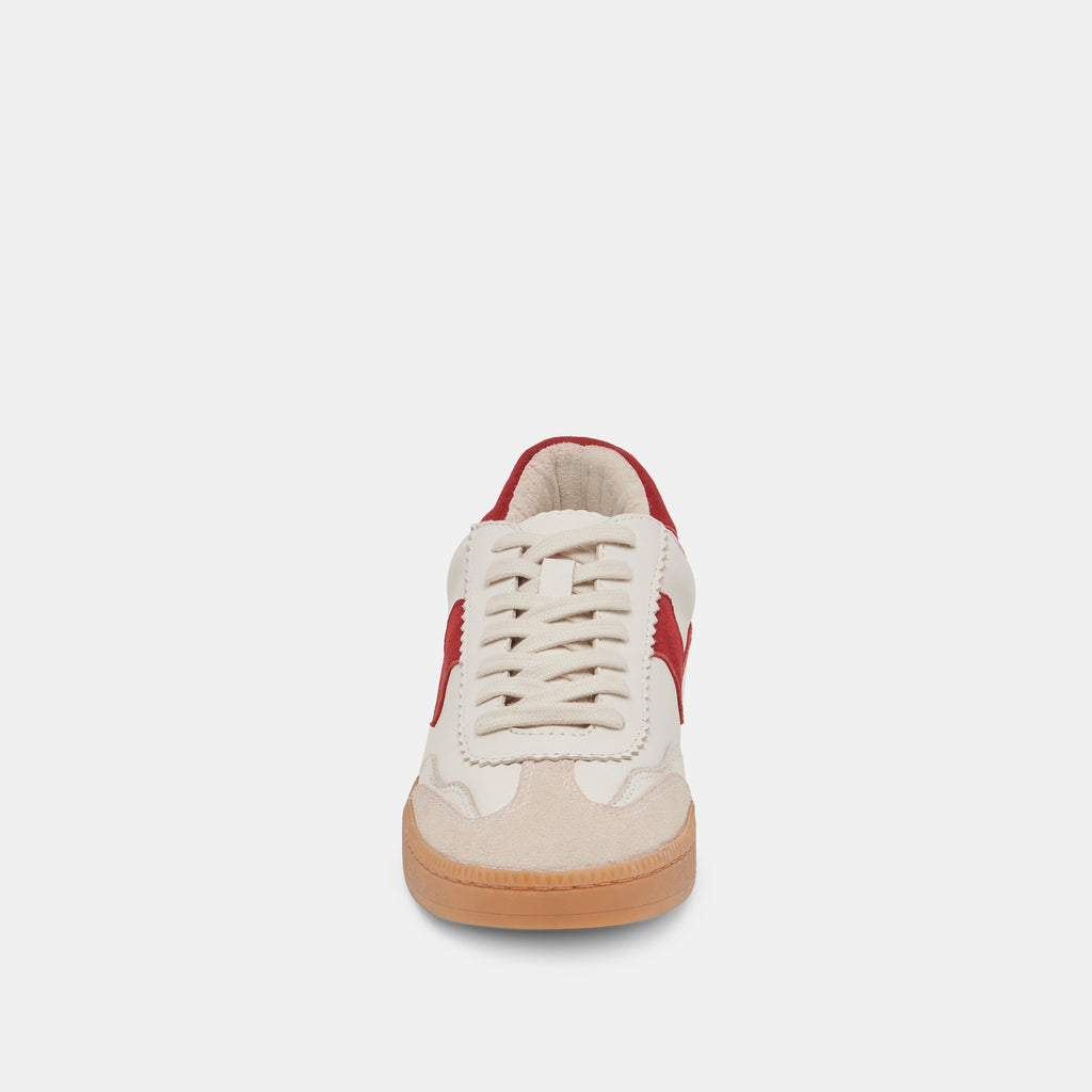NOTICE SNEAKERS WHITE RED LEATHER - image 6