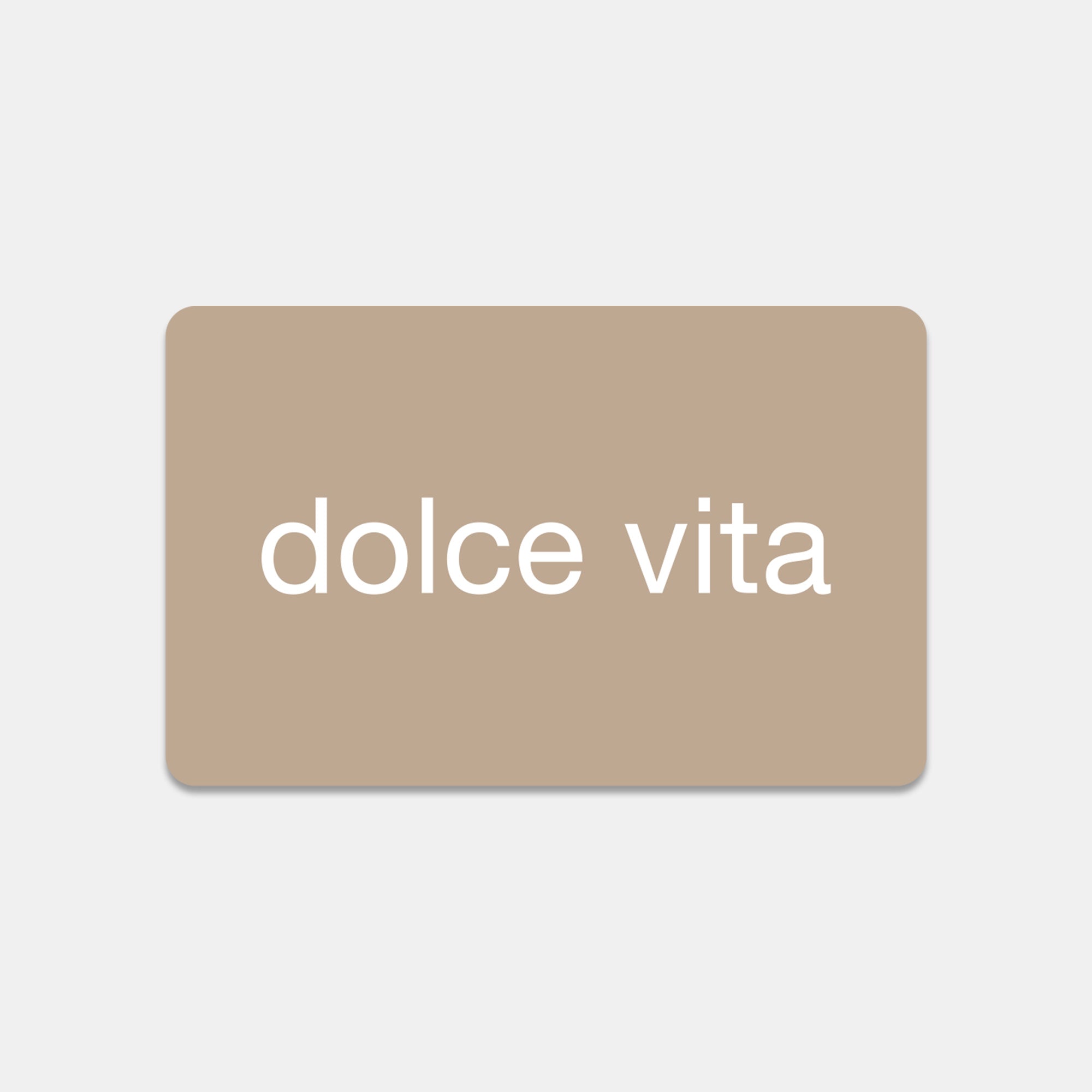 Digital Gift Card – Perfect Gift for Any Occasion Dolce Vita