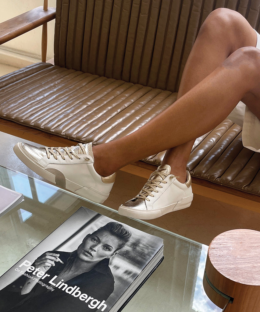 Dolce vita zina metallic sneaker Clearance
