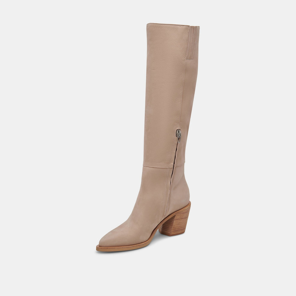 KRISTY BOOTS TAUPE LEATHER - re:vita - image 4
