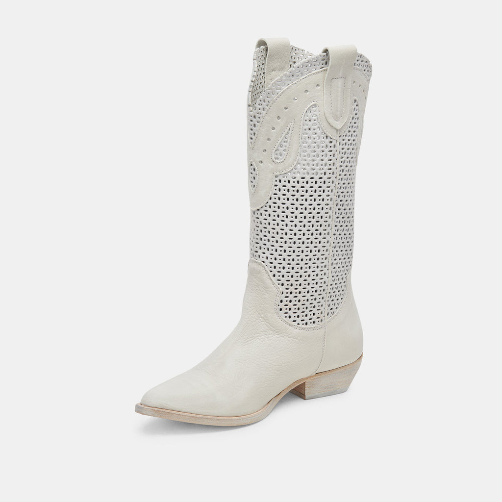 RANCH BOOTS IVORY LEATHER - re:vita - image 9