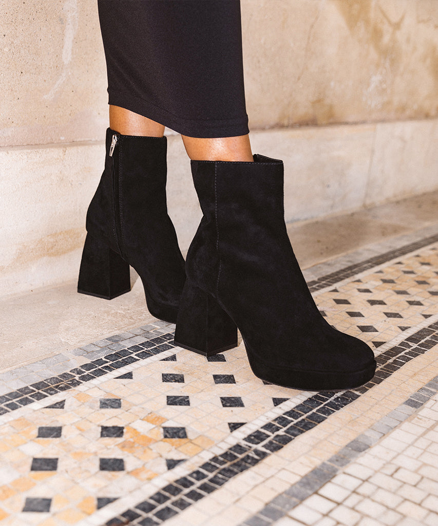 ULYSES BOOTS BLACK SUEDE – Dolce Vita