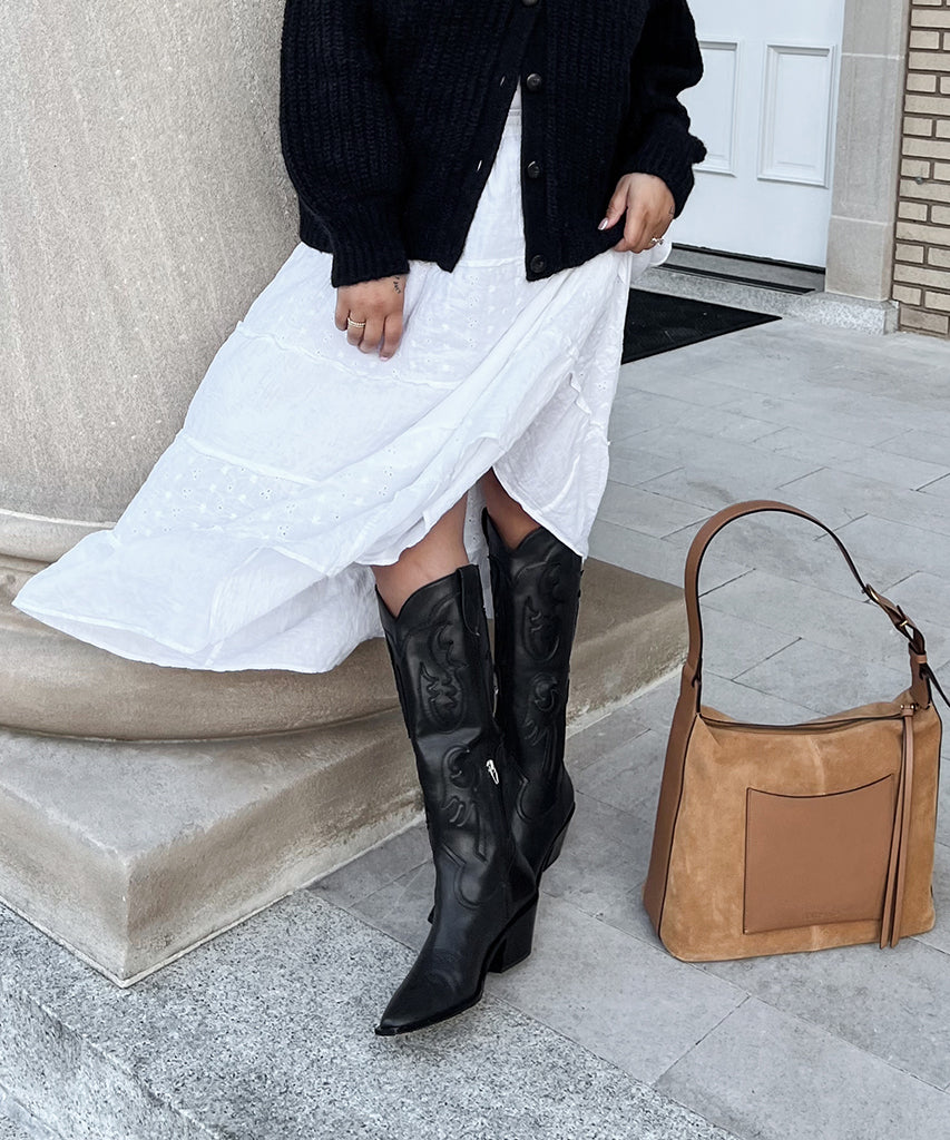 SAMSIN BOOTS BLACK LEATHER – Dolce Vita - Main Image