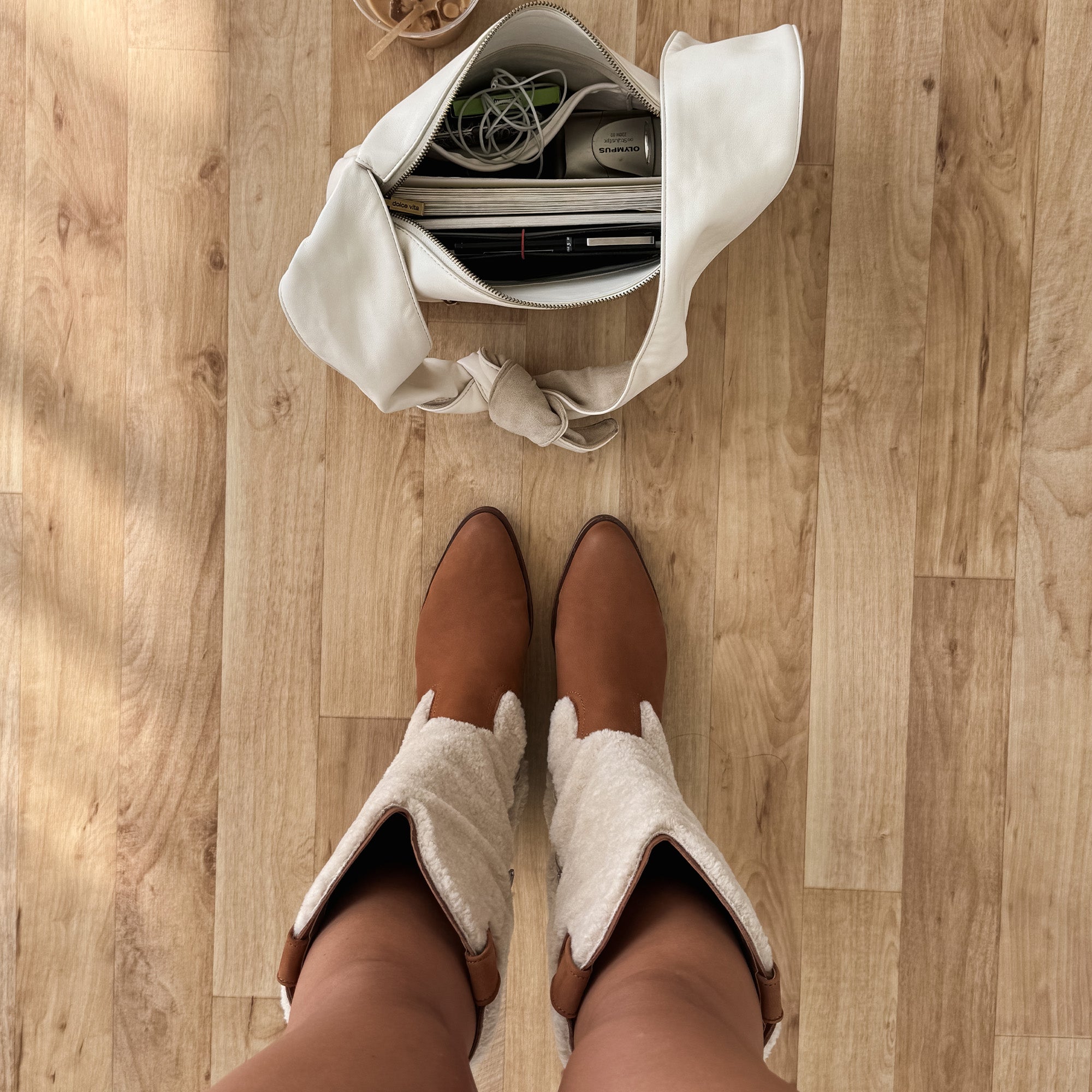 MYKEL PLUSH BOOTS CARAMEL NUBUCK