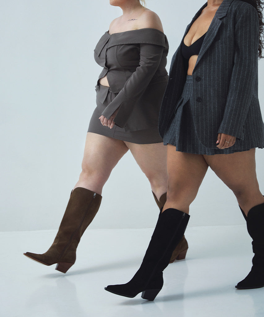 Dolce Vita Raj Extra Wide Calf Boots Brown Suede - Brown - US 6.5 Dolce Vita Raj Extra Wide Calf Boots Brown Suede - Brown - US 6.5