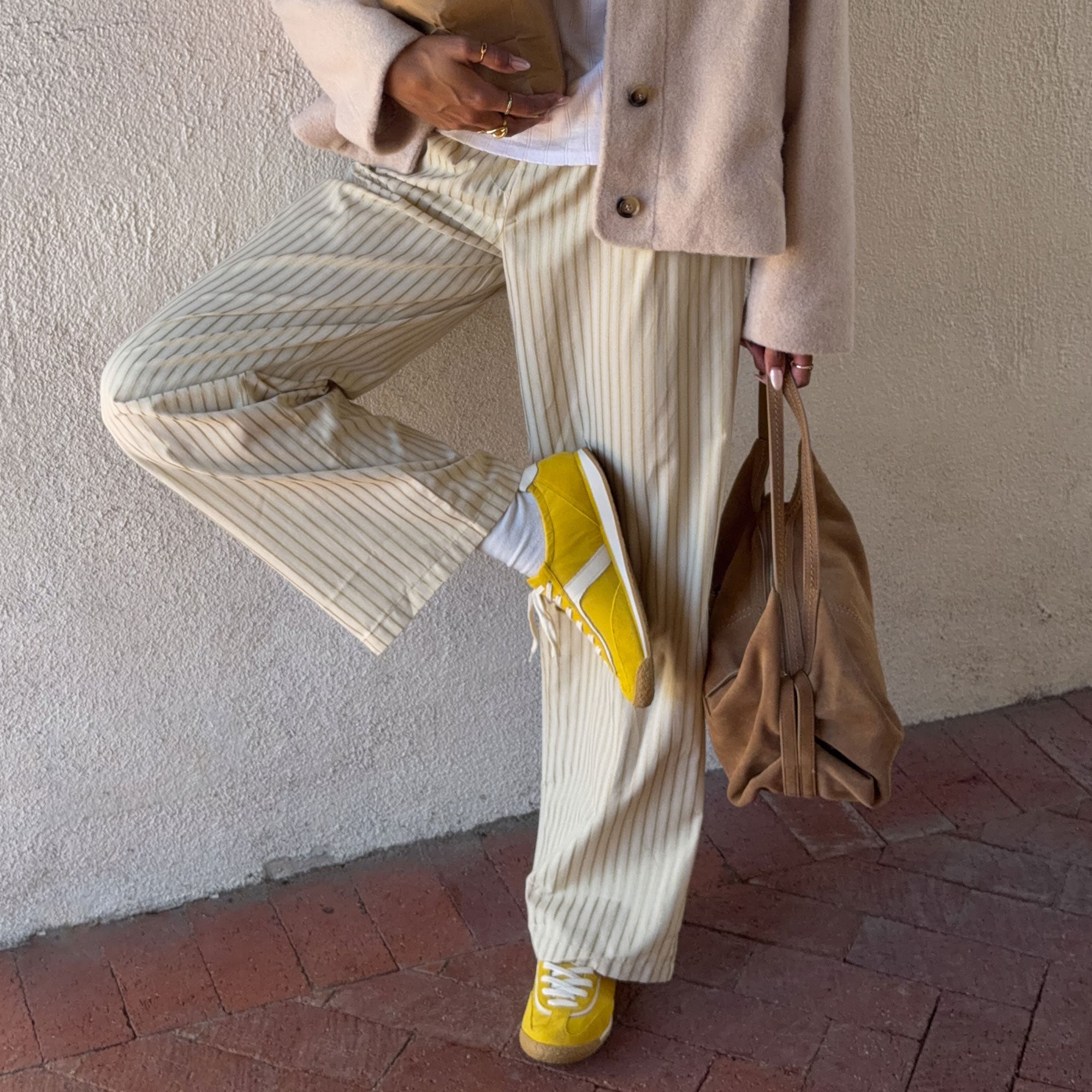 SARIYA SNEAKERS YELLOW NYLON