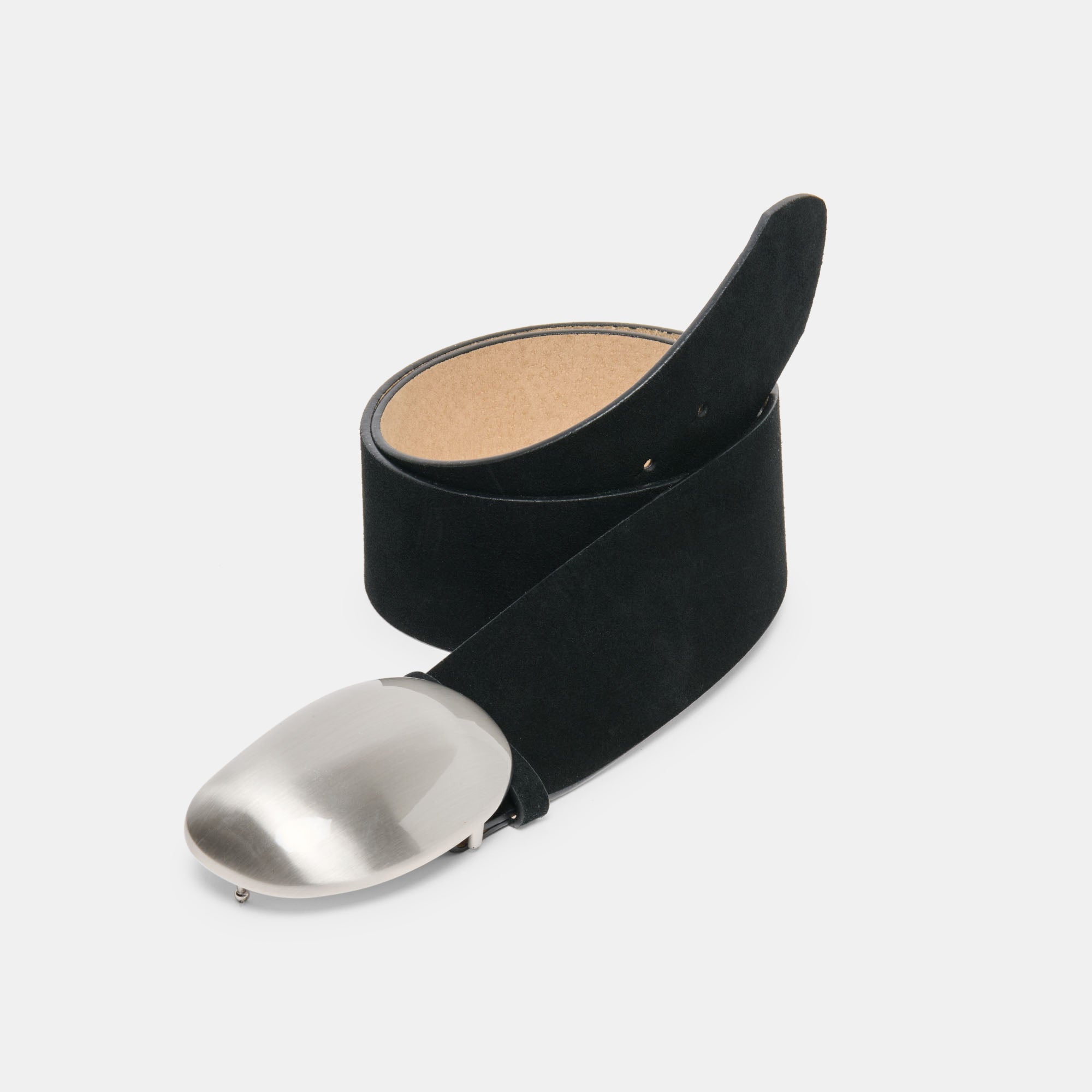 BUBBLE BUCKLE BELT BLACK NICKLE - view 3