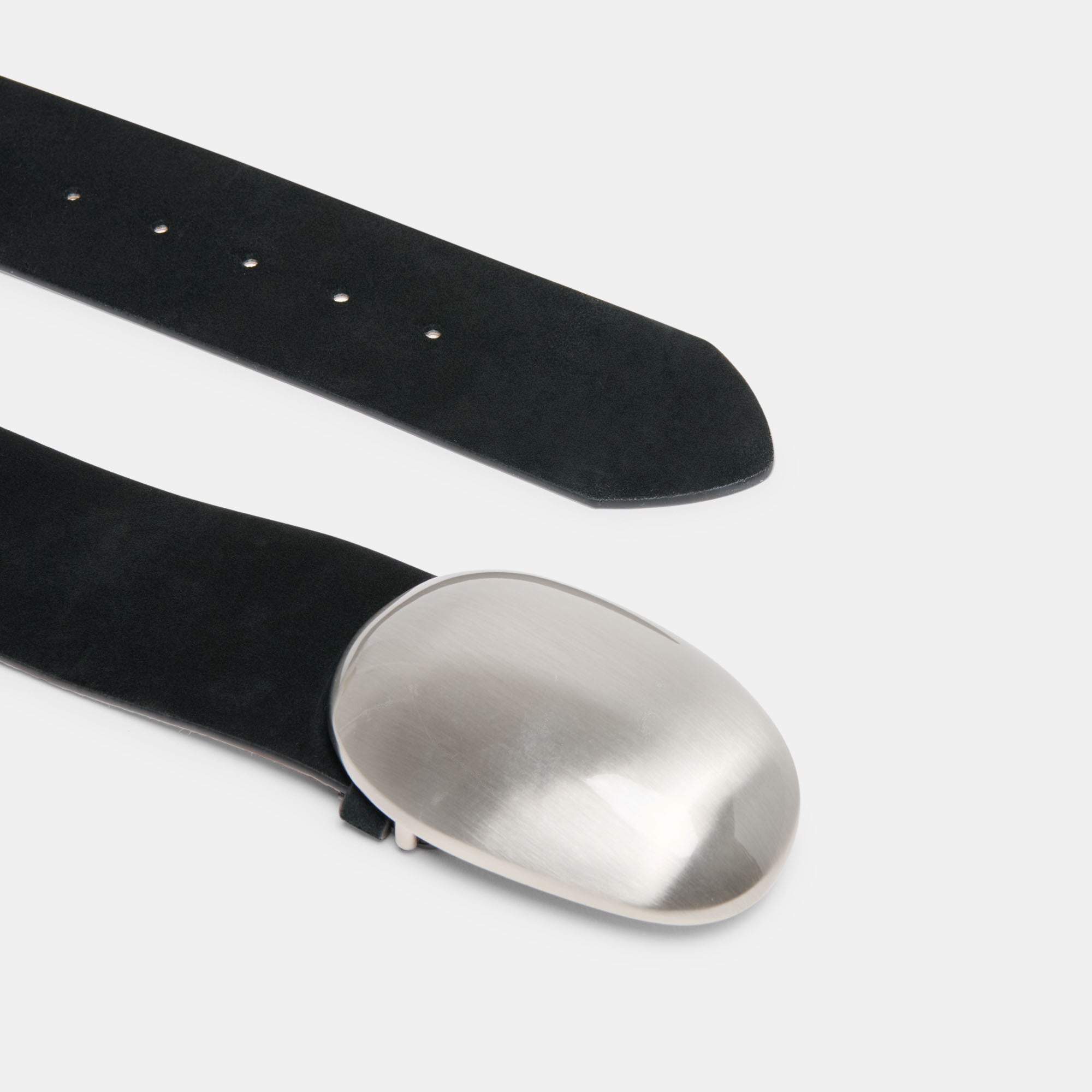 BUBBLE BUCKLE BELT BLACK NICKLE - view 2