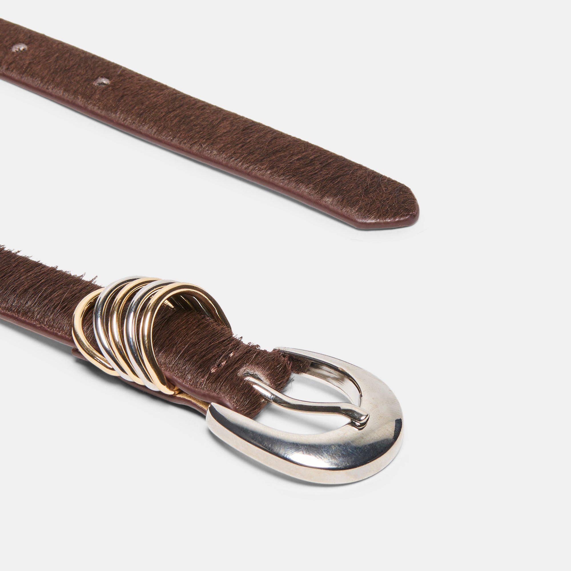 CRESCENT BUCKLE BELT CHESTNUT - view 2