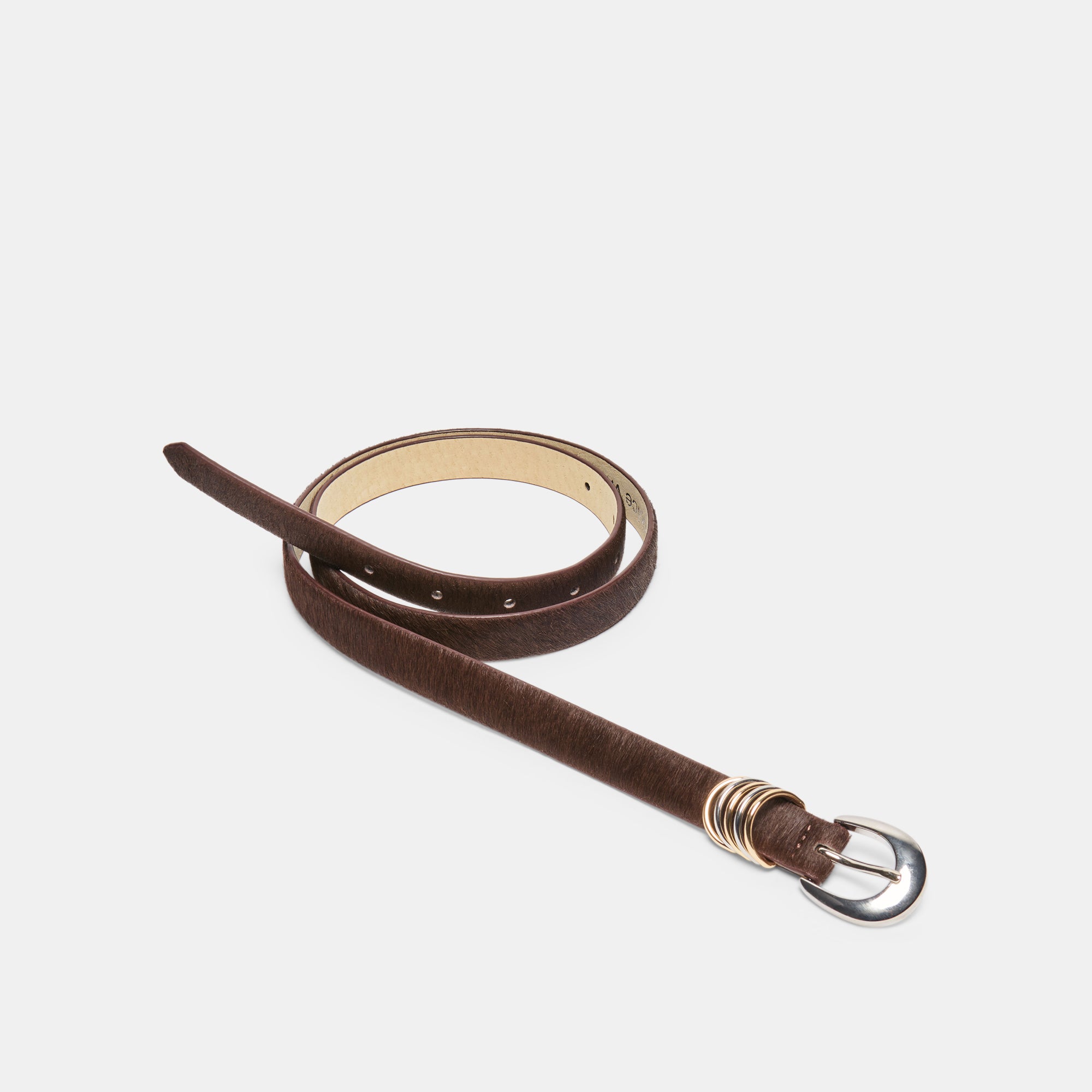 CRESCENT BUCKLE BELT CHESTNUT - view 3