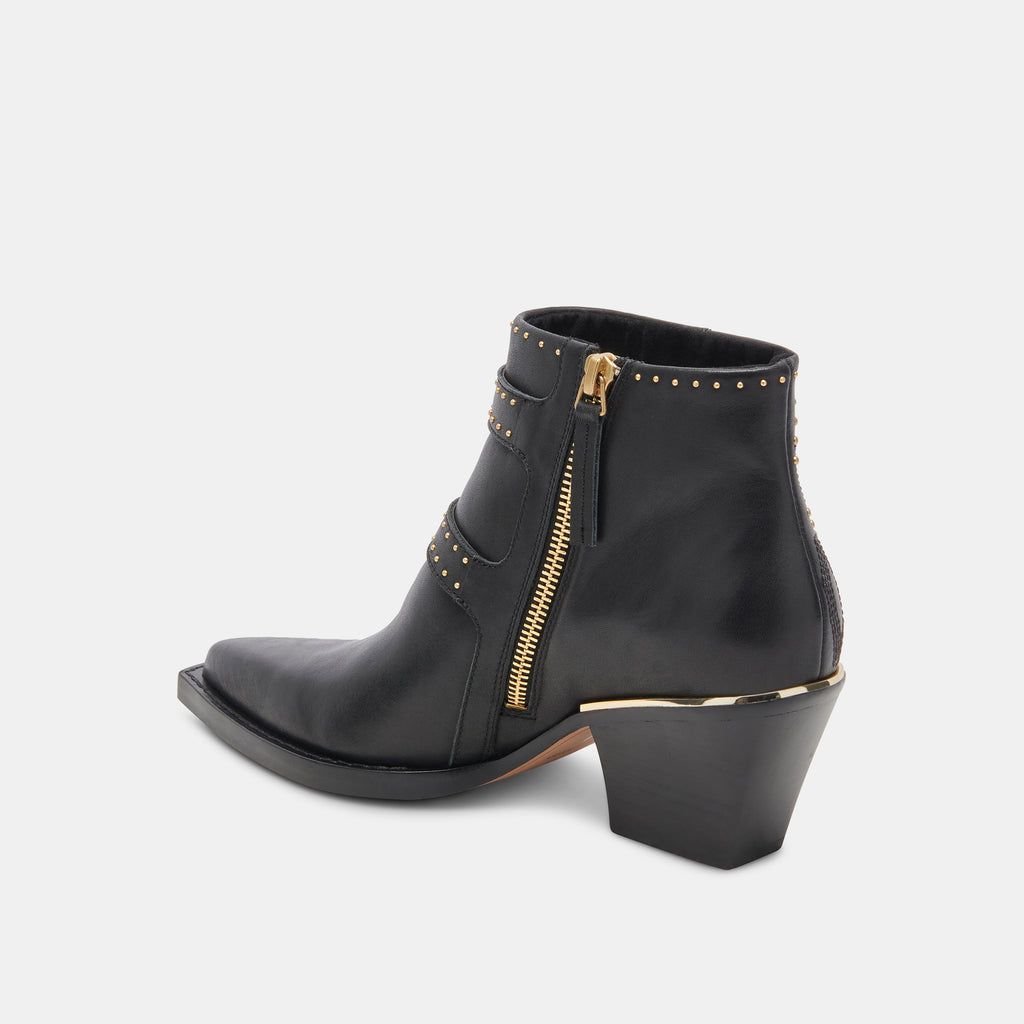 RONNIE BOOTIES BLACK LEATHER - image 9