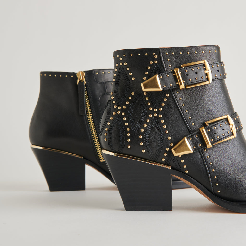 RONNIE BOOTIES BLACK LEATHER - image 3