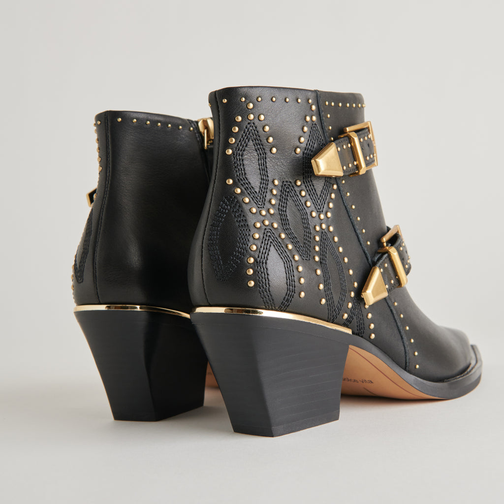 RONNIE BOOTIES BLACK LEATHER - image 6