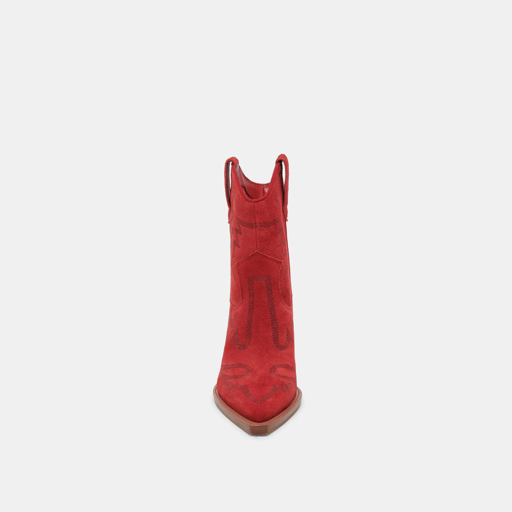 RUNA BOOTS RED SUEDE - image 11