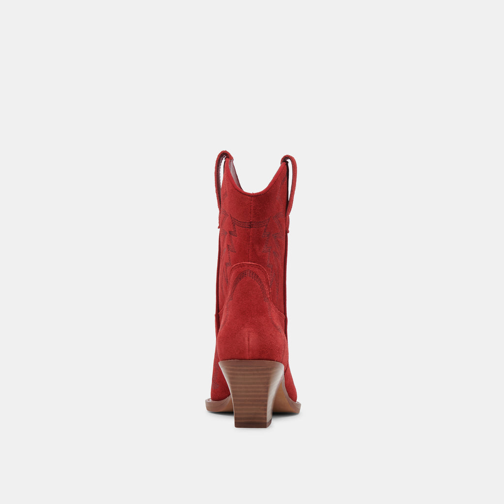 RUNA BOOTS RED SUEDE - image 13