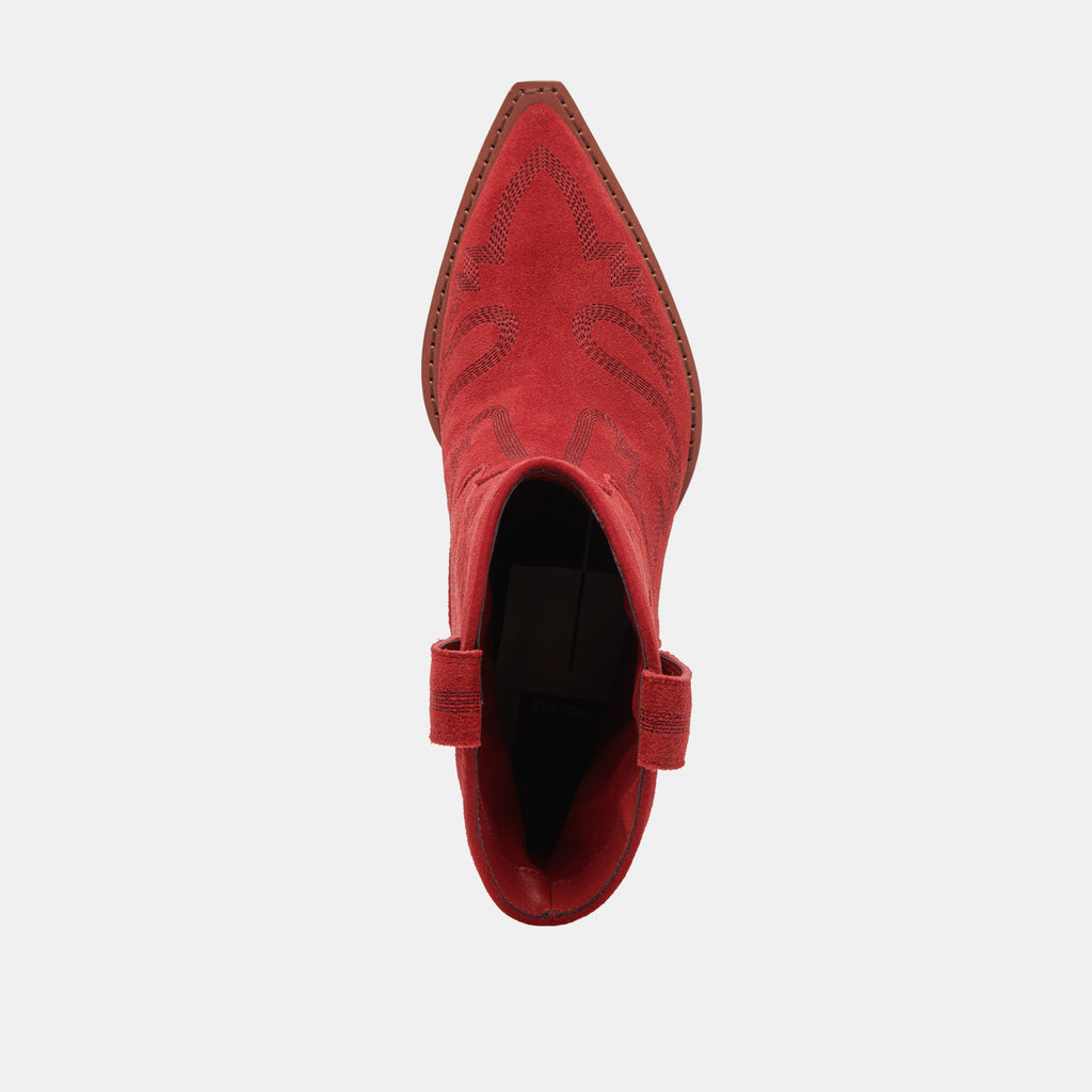 RUNA BOOTS RED SUEDE - image 15