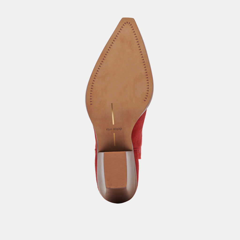 RUNA BOOTS RED SUEDE - image 17