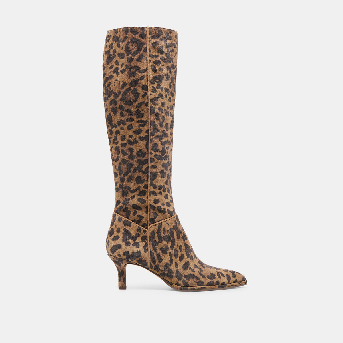 ALDY BOOTS LEOPARD PRINTED SUEDE