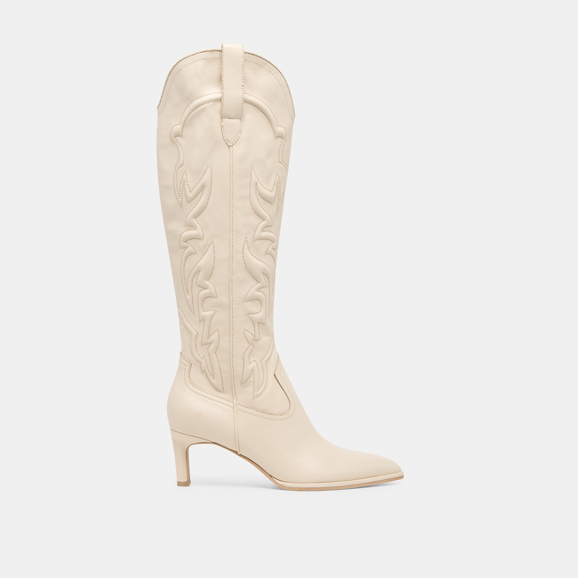 Alisa Creme Leather Boots | Dolce Vita