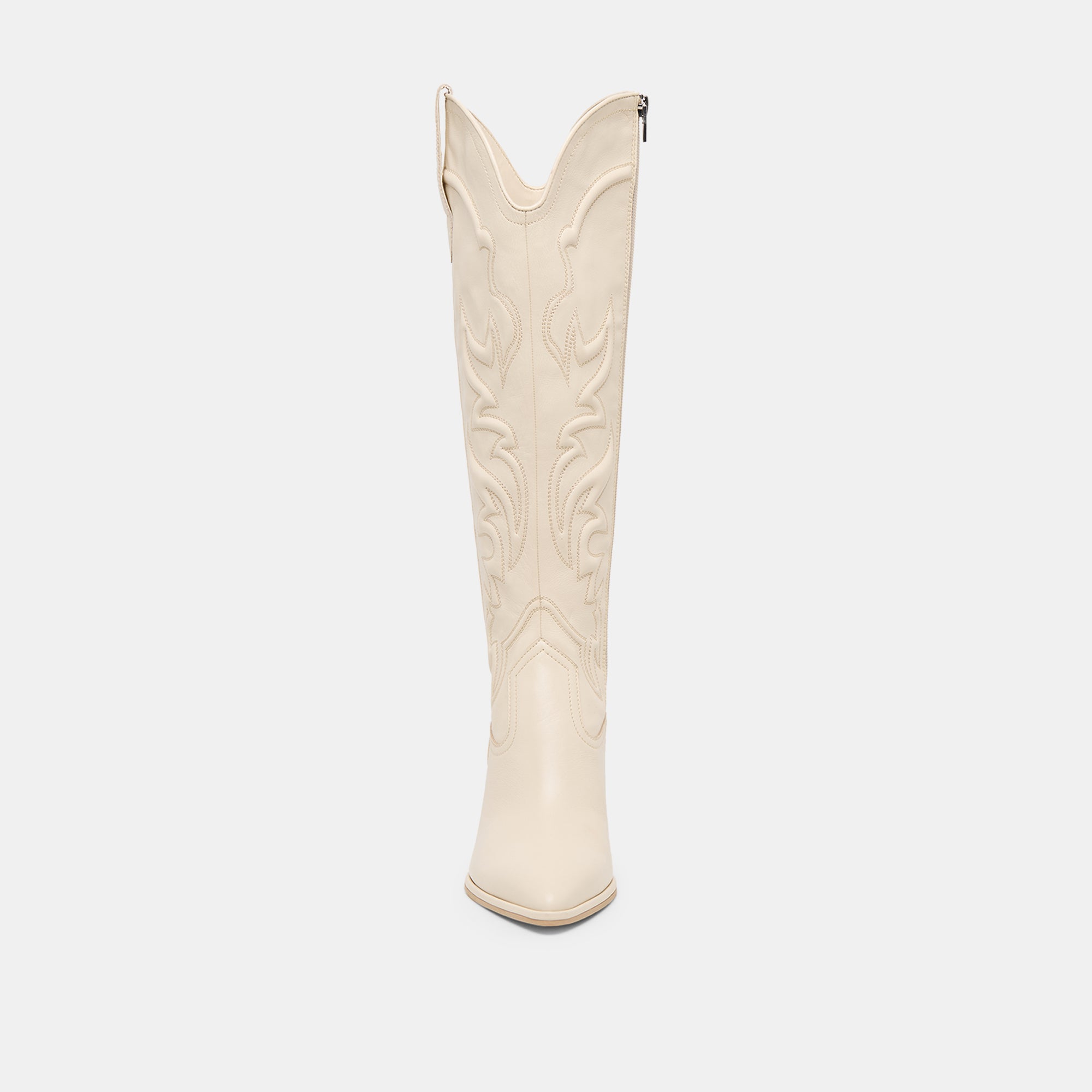 ALISA BOOTS CREME LEATHER