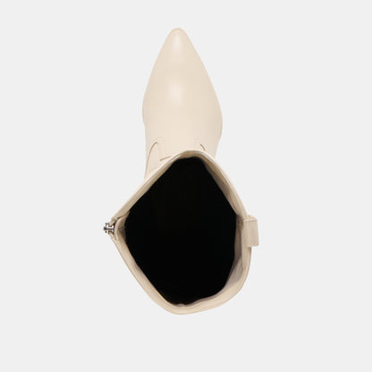 ALISA BOOTS CREME LEATHER