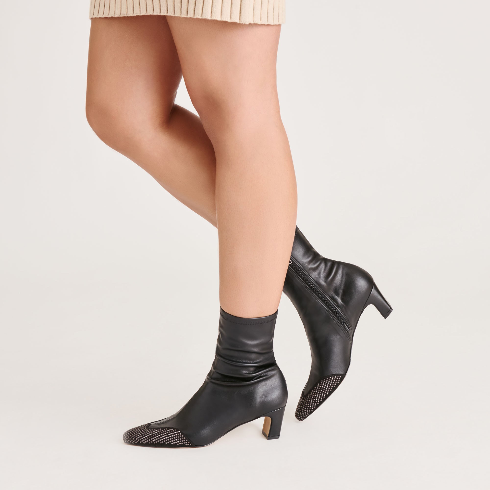 Designer Booties Dolce Vita Sofie Bootie Anika Stud Black Stella