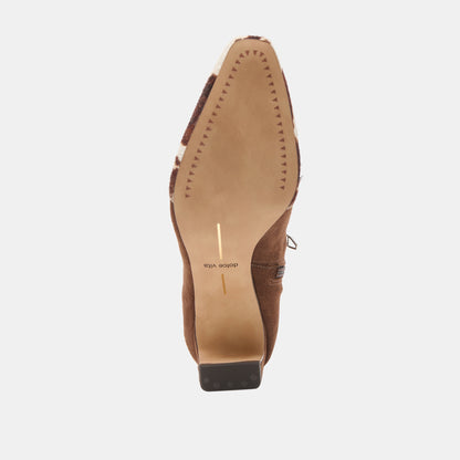 ANIKA BOOTS DK BROWN MULTI STELLA SUEDE