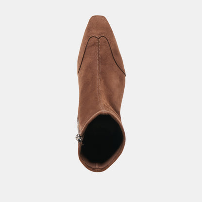 ANIKA WIDE BOOTS DK BROWN STELLA SUEDE