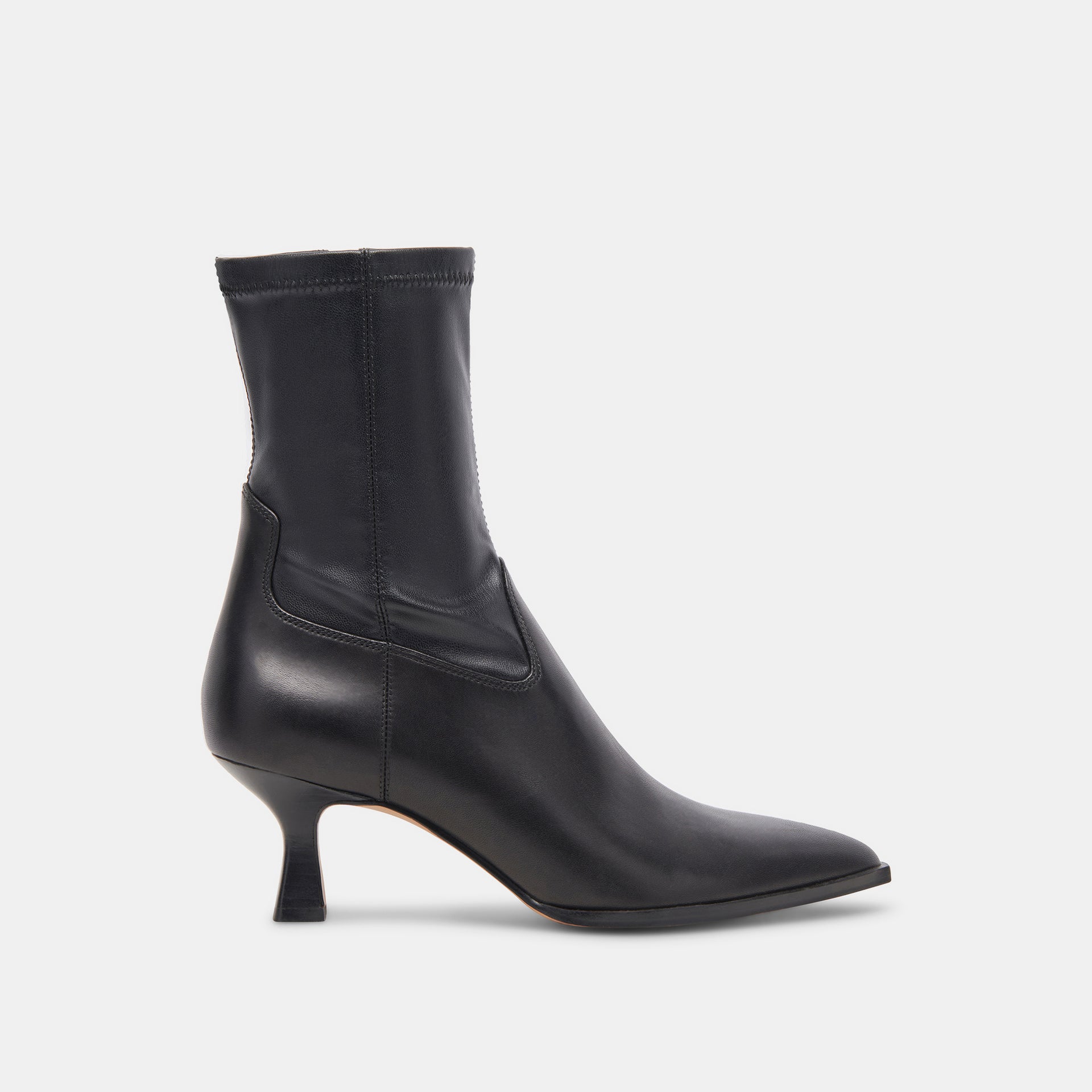 Arya Black Leather Boots Dolce Vita