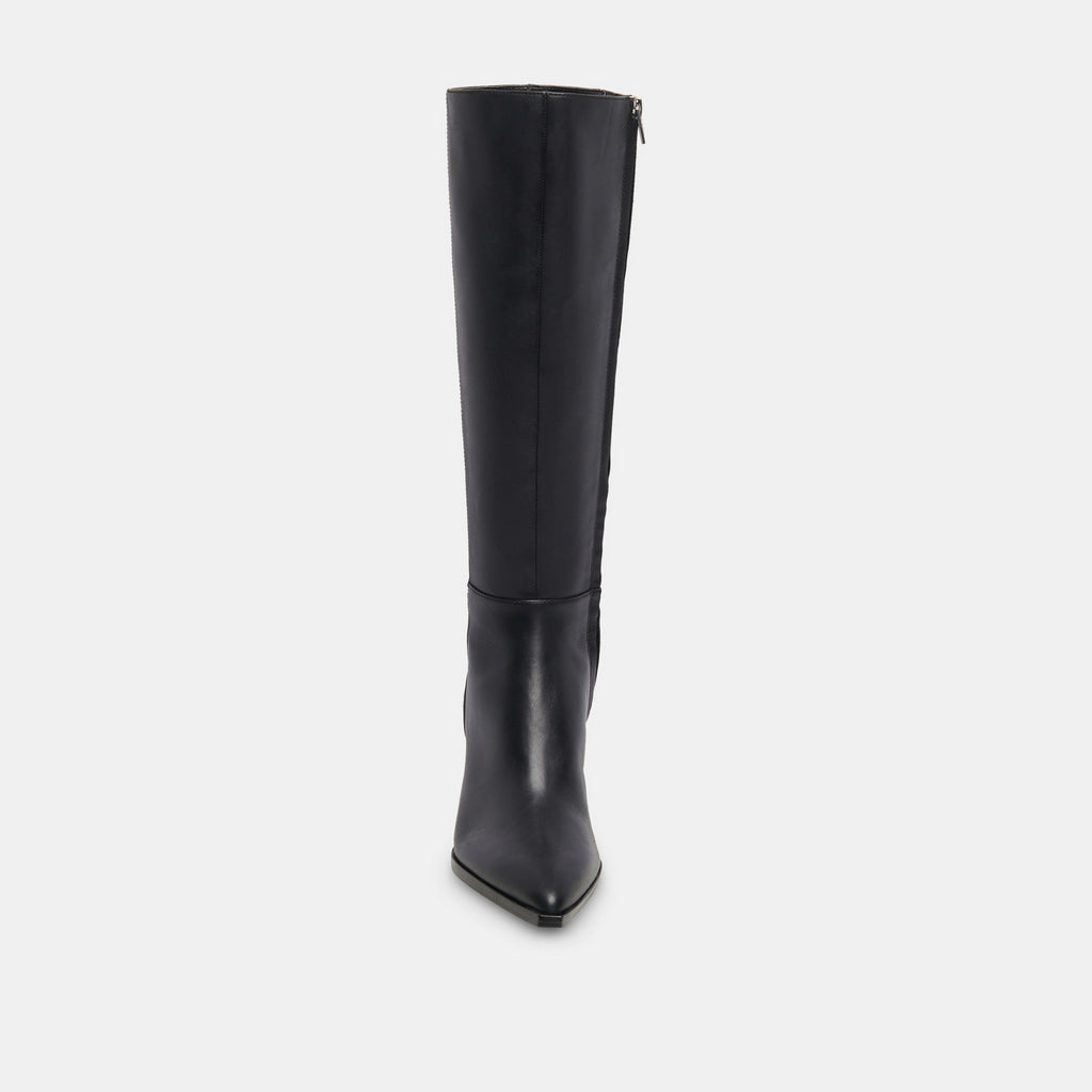 AUGGIE WIDE CALF BOOTS BLACK LEATHER - image 6