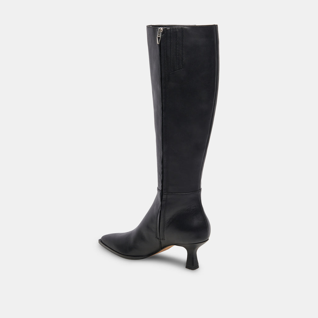 AUGGIE WIDE CALF BOOTS BLACK LEATHER - image 5