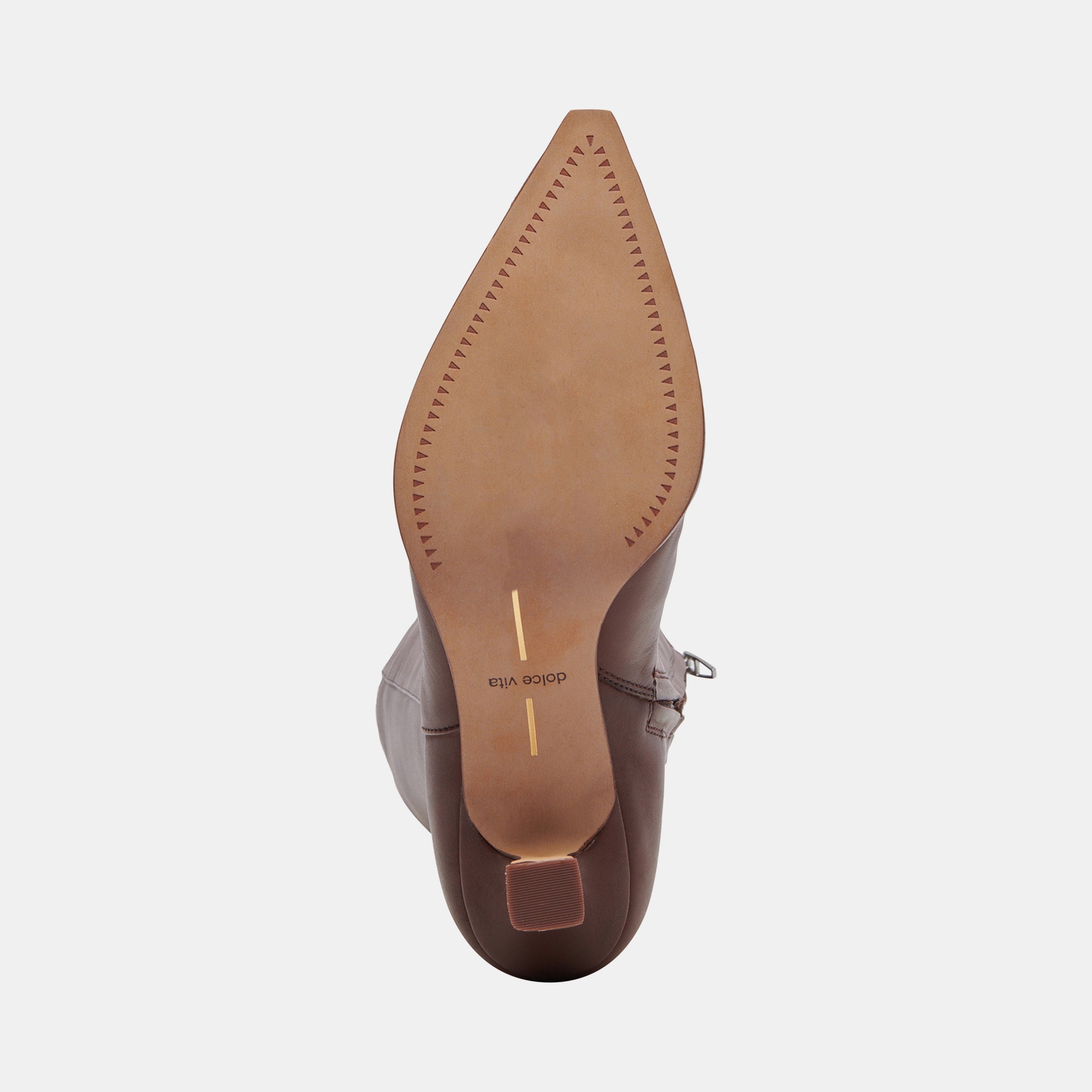 Dolce Vita Auggie Wide Calf Boots Chocolate Leather - Brown