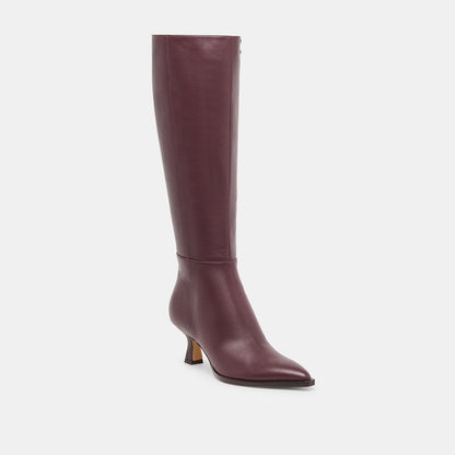 AUGGIE BOOTS WINE LEATHER