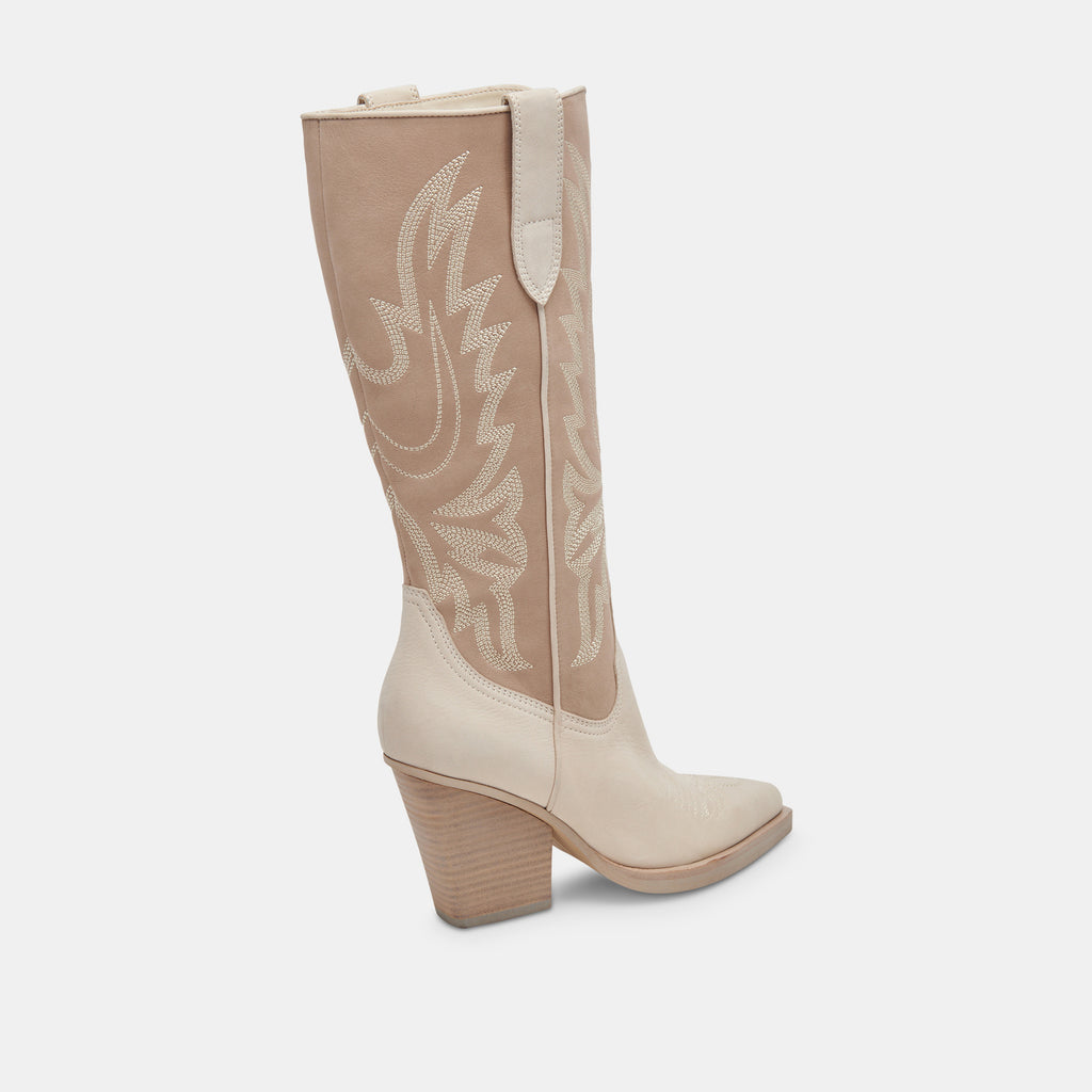 BLANCH BOOTS TAUPE MULTI NUBUCK - image 7