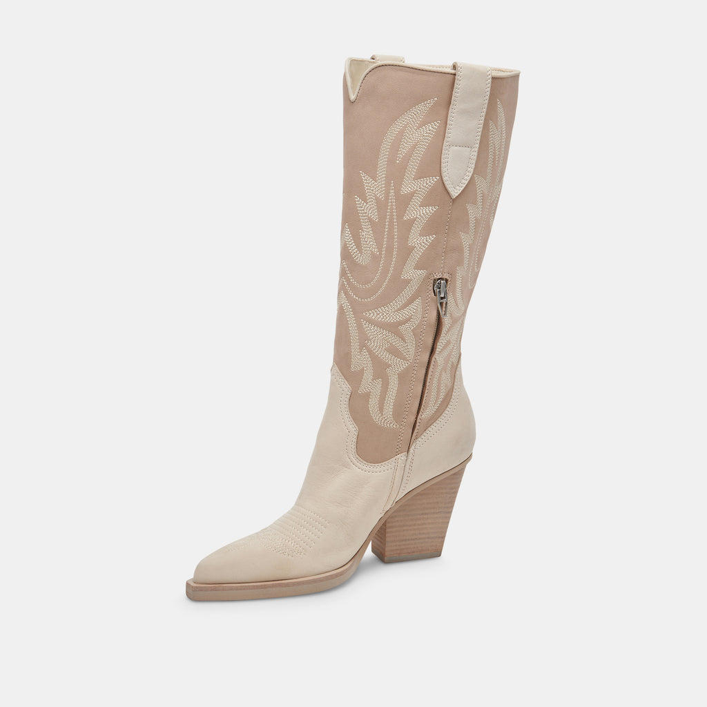 BLANCH BOOTS TAUPE MULTI NUBUCK - image 9