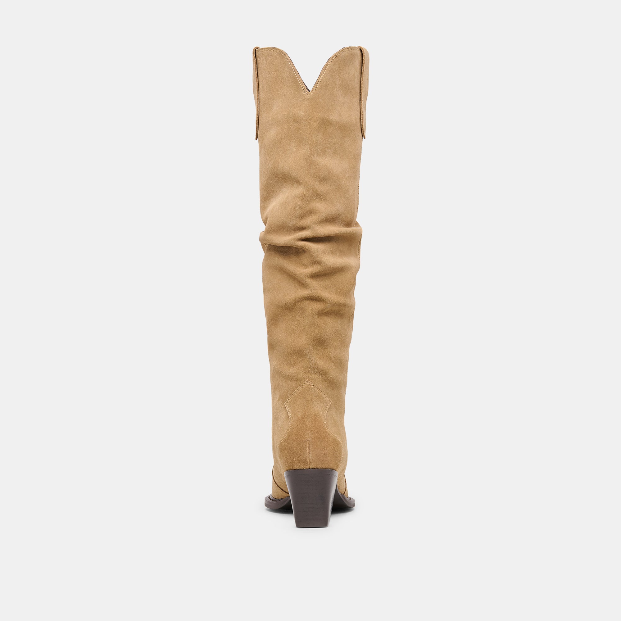 BUCKLY BOOTS CAMEL SUEDE