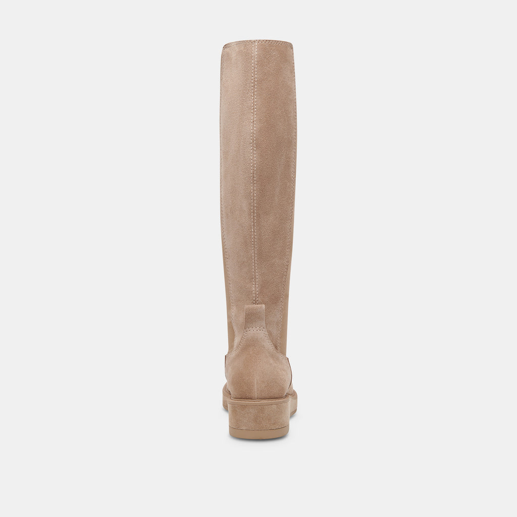 EAMON H2O WIDE CALF BOOTS ALMOND SUEDE - image 7