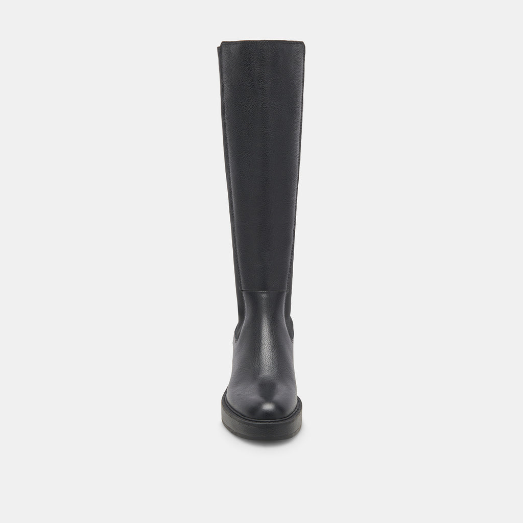 EAMON H2O WIDE CALF BOOTS BLACK LEATHER - image 7