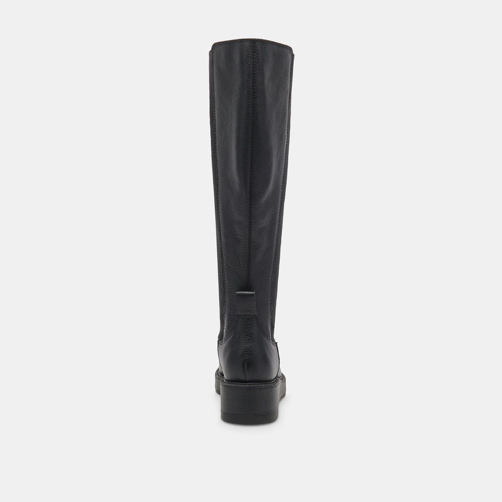 EAMON H2O WIDE CALF BOOTS BLACK LEATHER - image 8