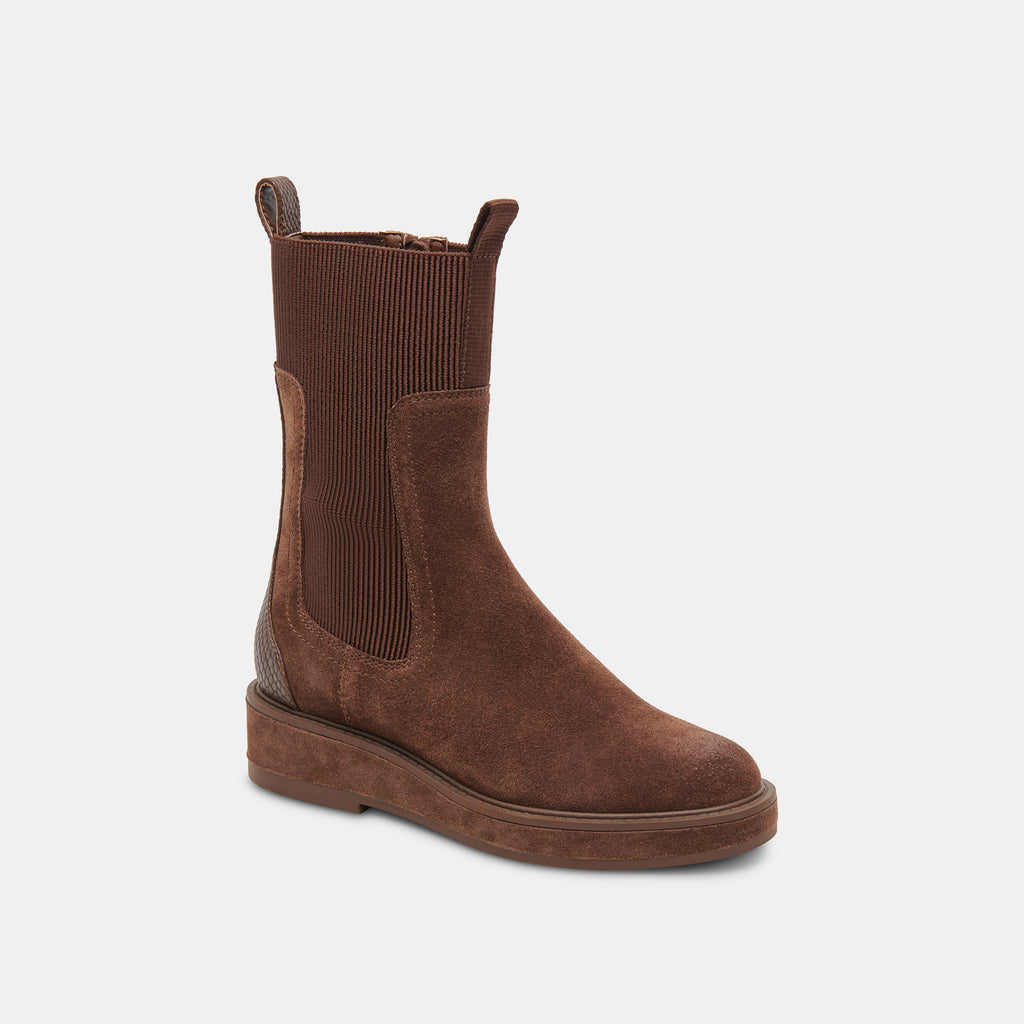ELYSE H2O WIDE BOOTS COCOA SUEDE - image 2